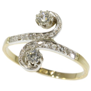 Jewels of Romance: Antique Toi et Moi Ring from Belle Époque
